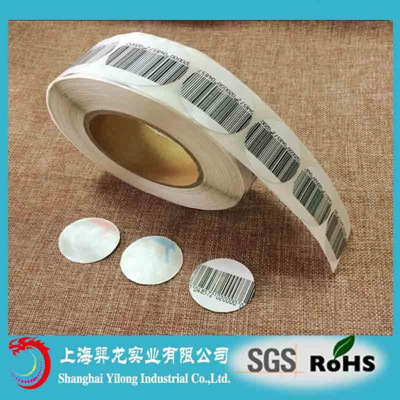 EAS RF 4*4cm, 3*4cm RF Sticker Labels T12