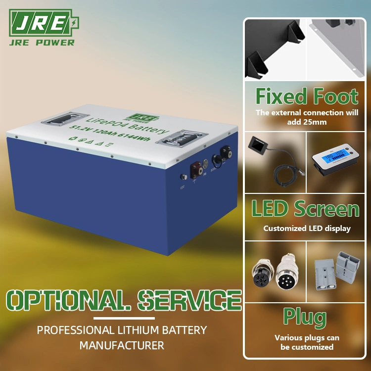 Drop-in-Ready Club Cart Jrepower Grade a 48V 105ah Rechargeable Deep Cycle Golf Cart Battery Low Speed Car