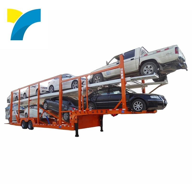 Leichte Fracht Auto Transport Semi-Anhänger Fahrzeug Export Car Carriers Auto-Transport Mit Anhänger Vom Zaun