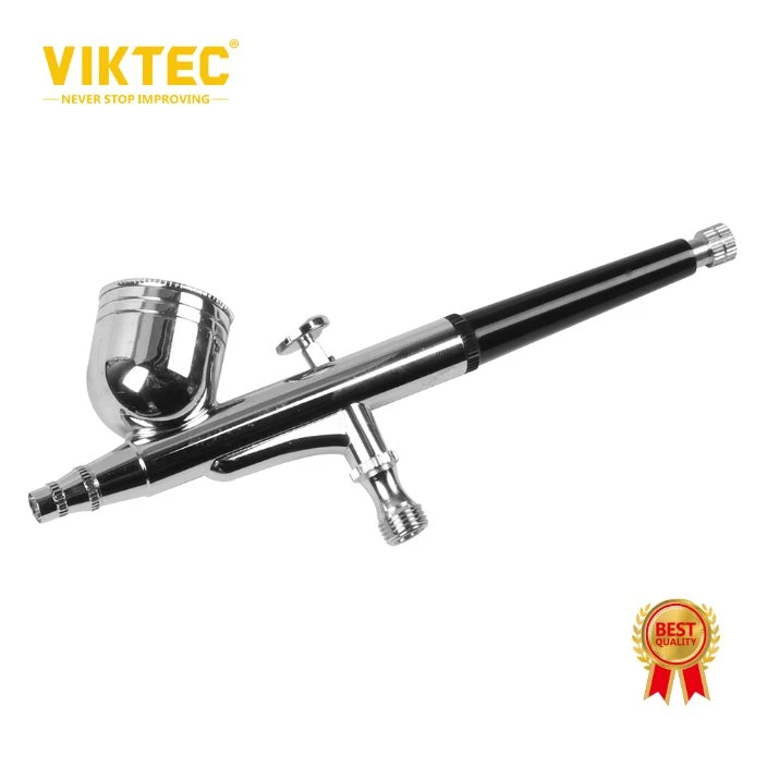 Viktec 7PC 7cc Spray Gun Kit Trigger Spray Gun Dual-Action Airbrush for Art, Craft, Model Paint, Cake Decorating, Tattoos