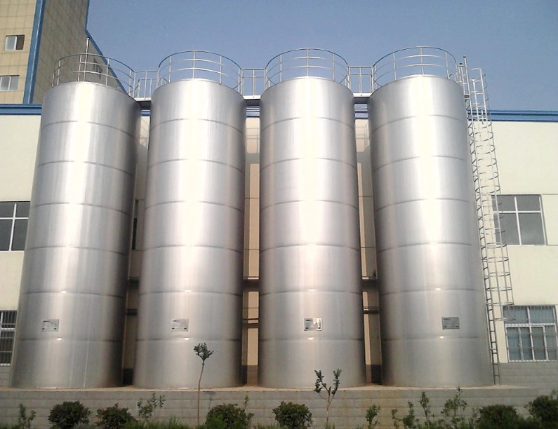 Outdoor Place Vertical Type 30t Dairy Milk Silo