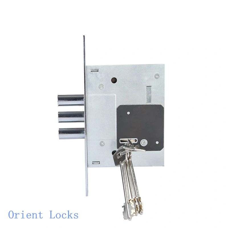 Steel Door Lock 257L with Brass Key Russia Market