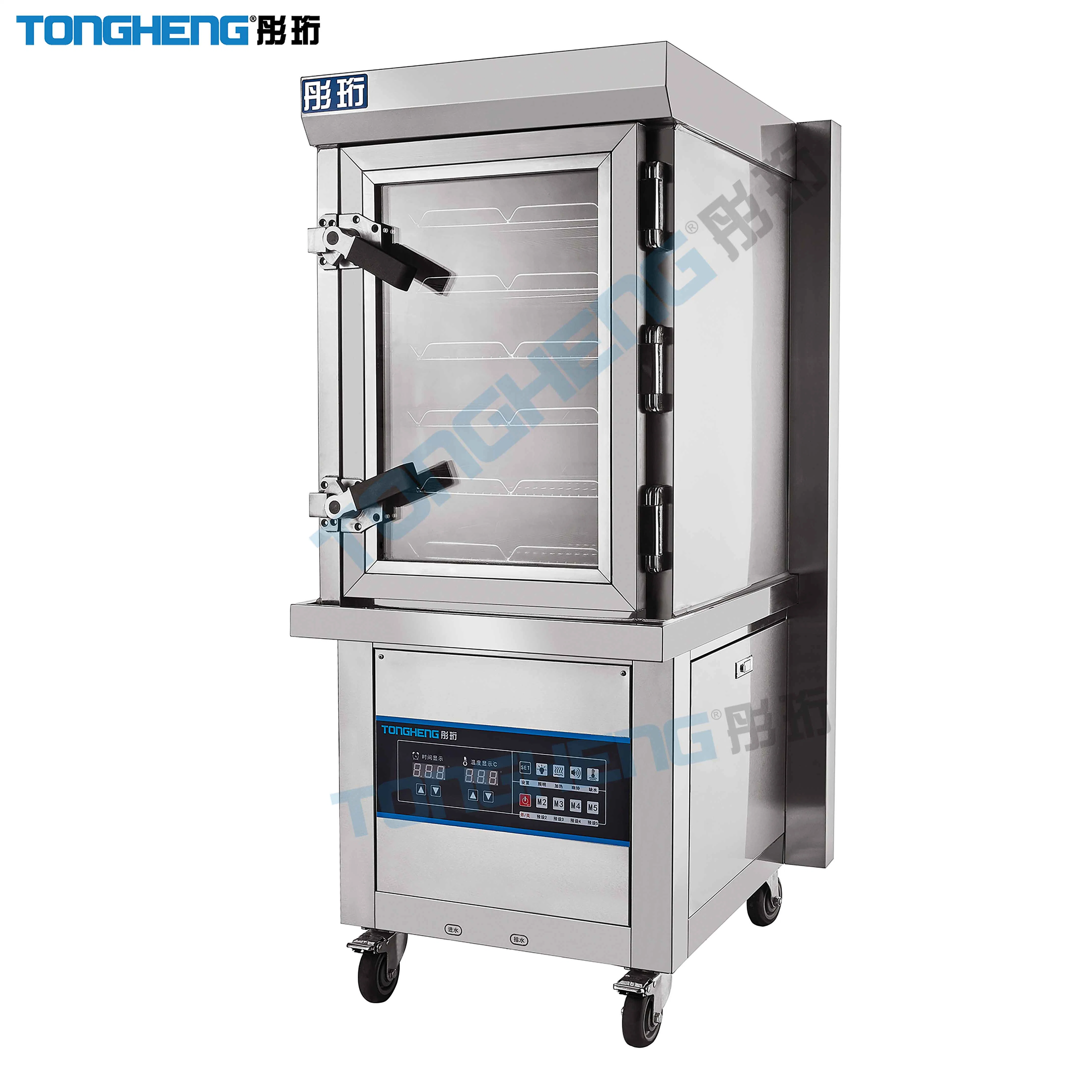 6 Tiers Dumplings al vapor Cocina Cocina de vapor de arroz eléctrico Cabinet