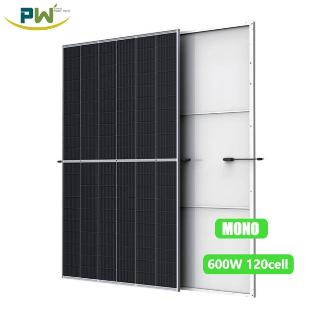 Preço barato fabricante chinês PV Solar Panel 600W 650W 670W Célula Mono de Corte parcial para sistema de Energia Solar doméstico