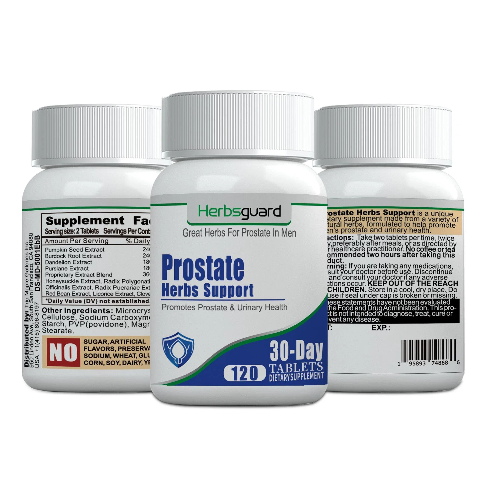 Fábrica al por mayor Energía para adultos mejorada Prostate Strength Suplemento dietético eréctil