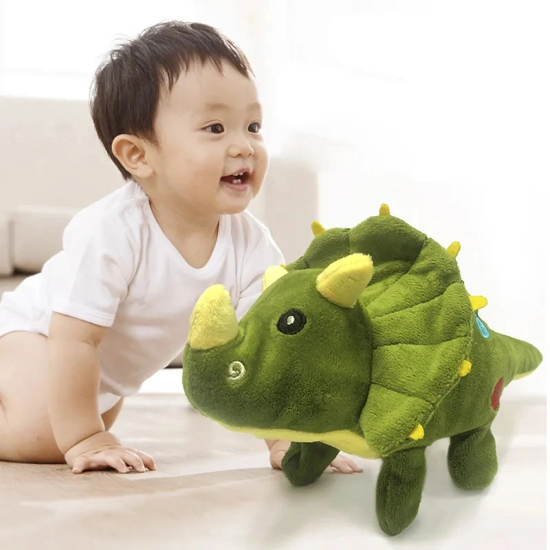 Hot Sale New Design Interactive Toy Cute Walking Barking Electrical Animals Plush Animal Toy for Kids
