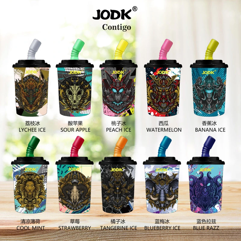 Zbood OEM ODM Jodk Contigo 6000 verificación de Puff 5K V1 Nitro E líquido Punk Jstbar vape Pens desechable VAPE