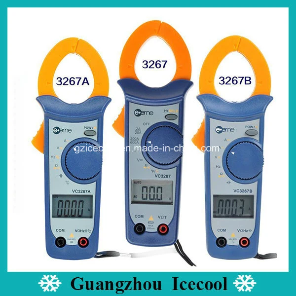 Vc3267A Professional Temperature Tester AC/DC Auto-Range Digital Clamp Meter