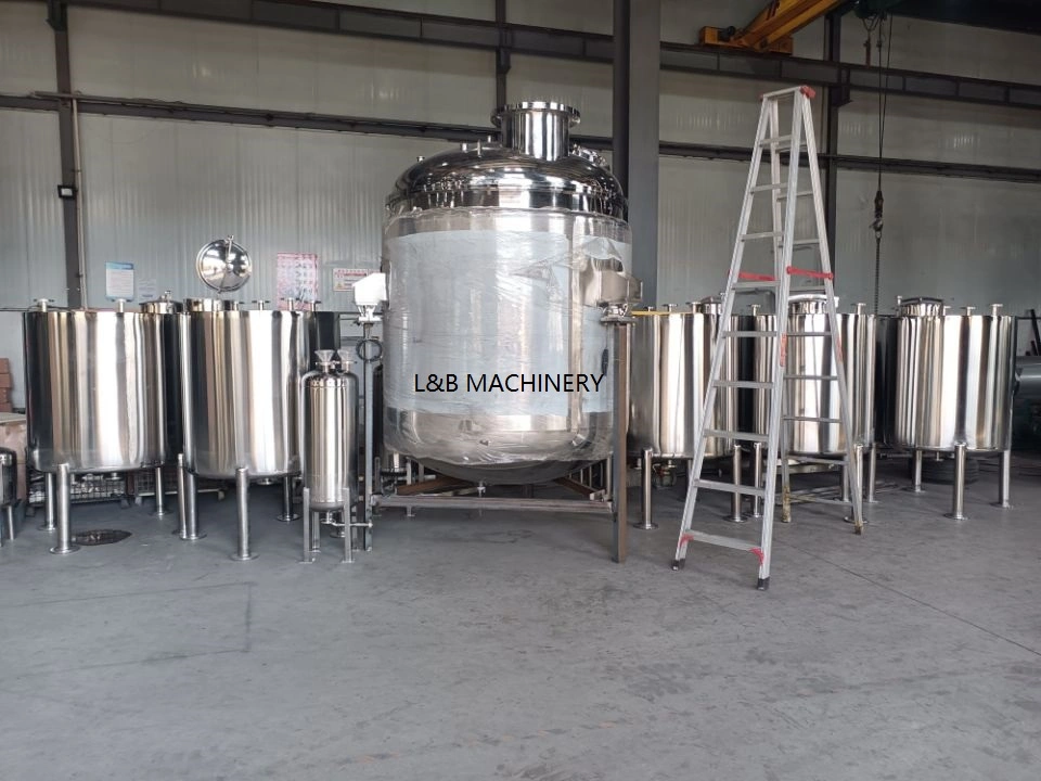 2000 Liter Sanitary Food Oil Storage Tank