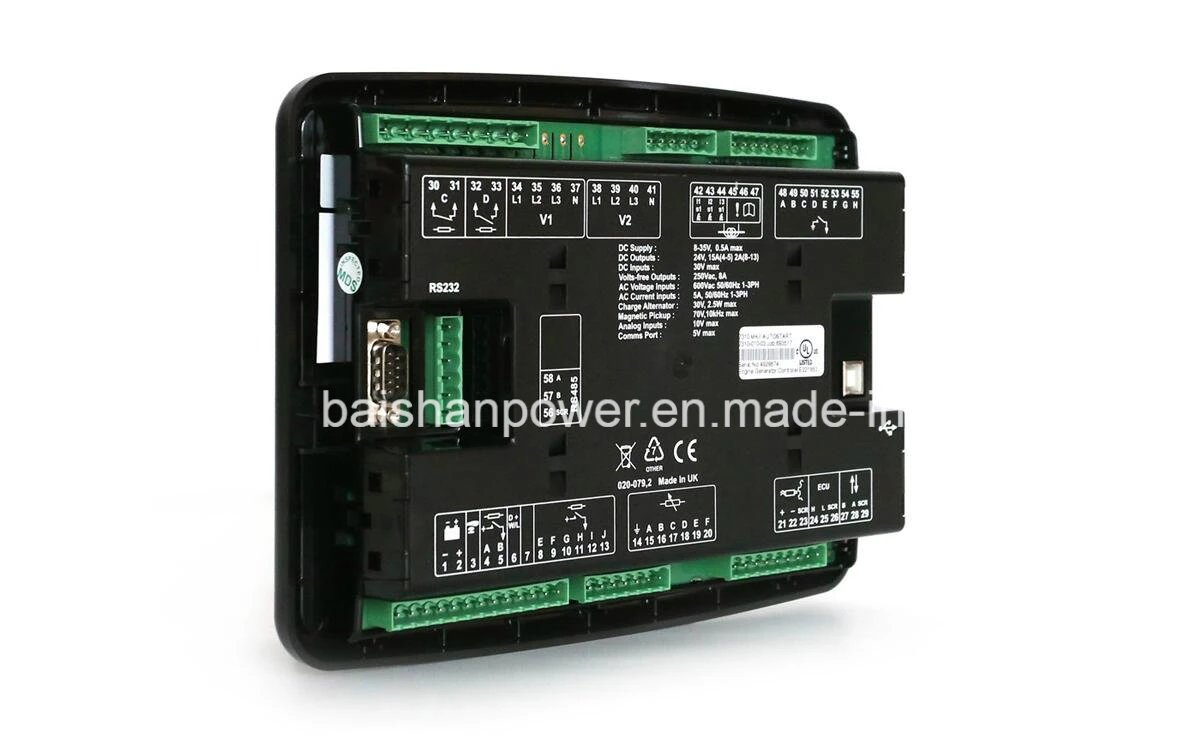 Módulo de controlador de generador diesel Auto Inicio Deepsea Controlador electrónica Dse7320MKII Dse5220 Dse5210 Dse6020mki Dse6120mkiii Dse6110 Dse7220 Dse7210 Dse3110