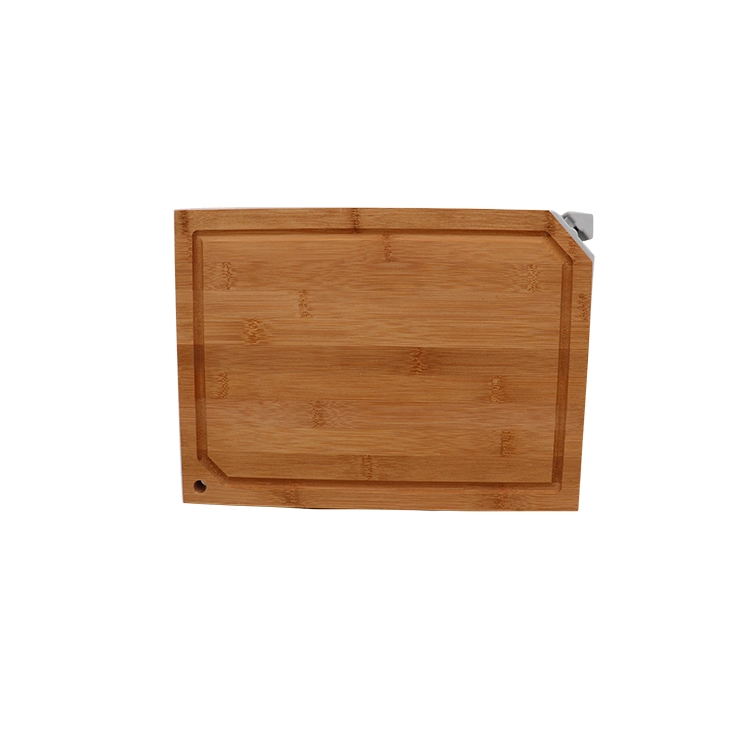 Eco-Friendly Organic Fruit Wooden Chopping Bamboo Cutting Board with Sharpeners