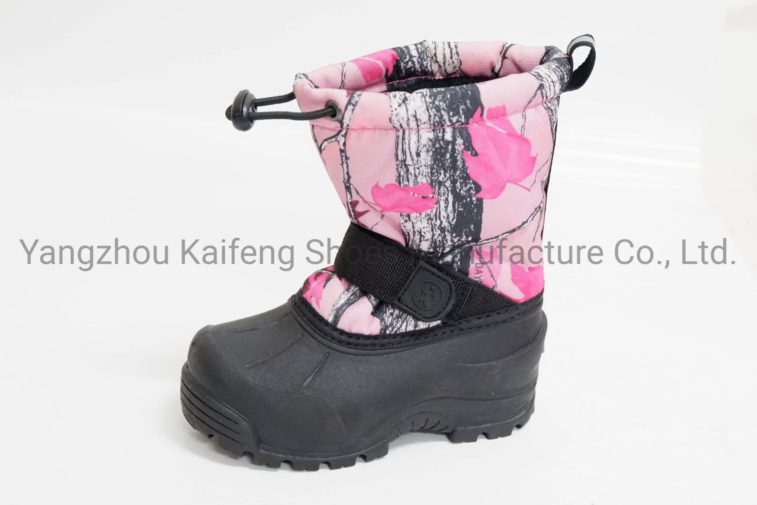 Fashionable Maple Kids' Anti-Slippery Winter Snow Boot with Elastic Band