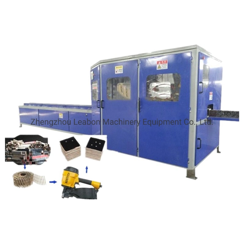 Good Price Compressed Wood Pallet Nailing Machines Making Block Pallet