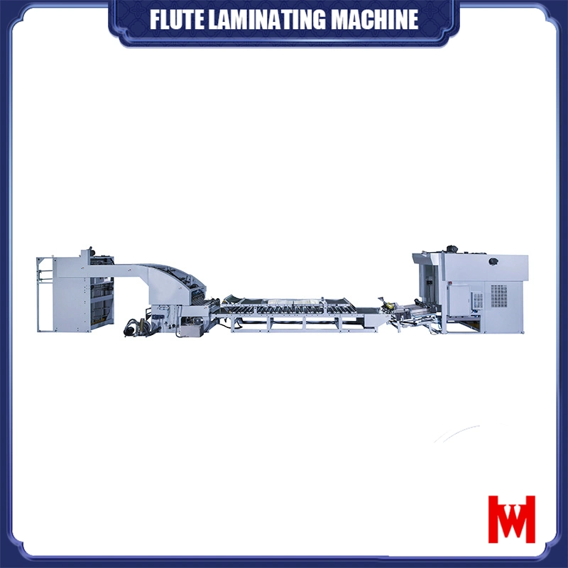 High Tech Factory Speed Automatic Flute Laminating Machine and Die Cutter Machine for Plastic and Leather