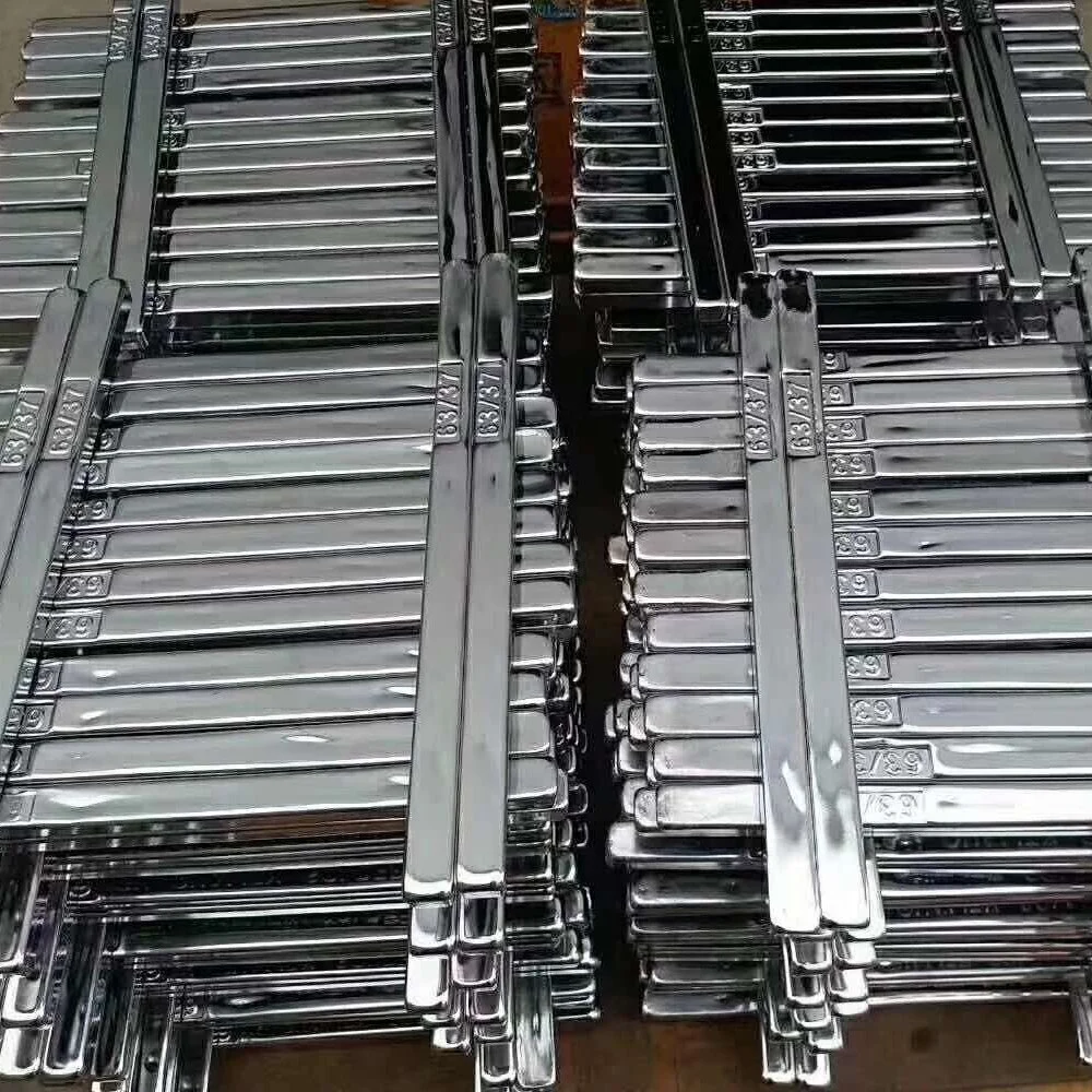 Tin Bar Manufacturer Sn40pb60 Lead Electrode Wave Soldering Plug-in Process Electrolytic Strip