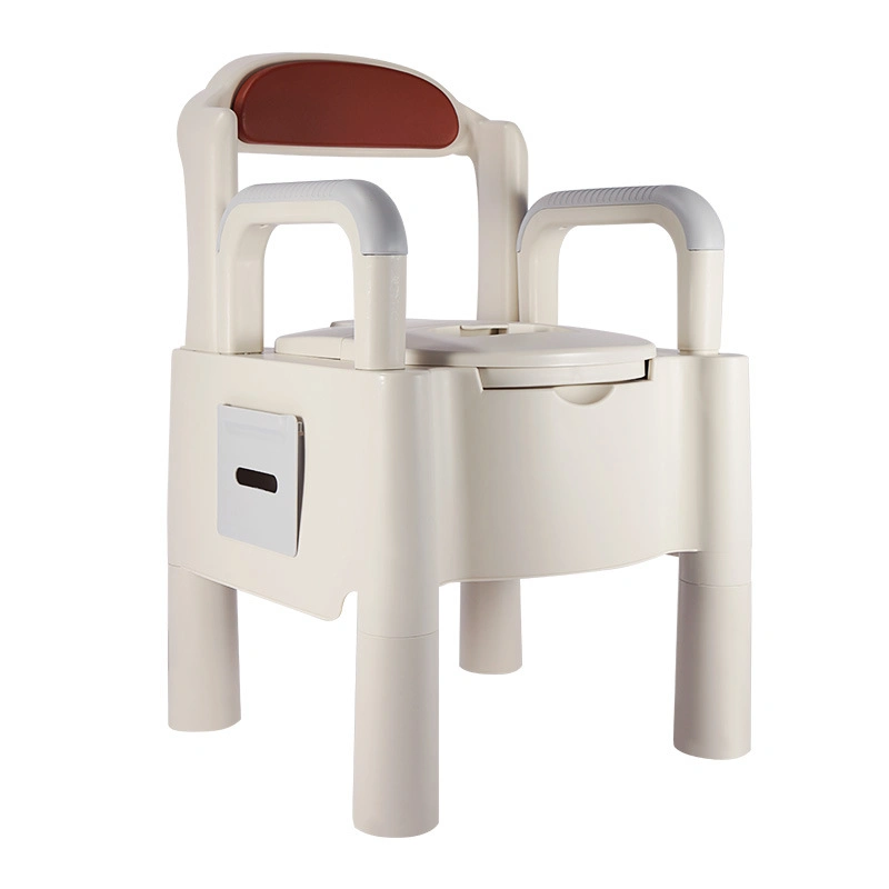 Reinforcement Folding Adjustable Lightweight Deodorant Household Indoor Bedpan Toilet Commode Chair