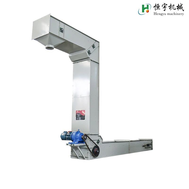 Food Grade Almond Soya Bean Chain Z Type Bucket Conveyors for Food Elevating