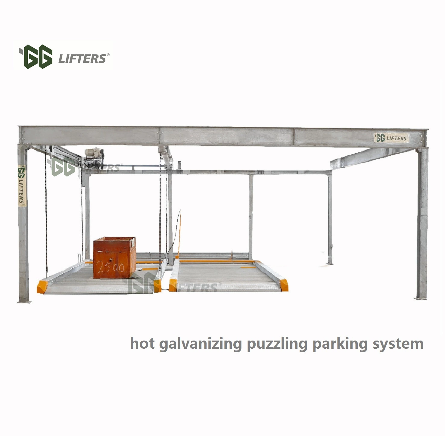 Sistema de estacionamiento inteligente puzzle estacionamiento de equipos auto levante