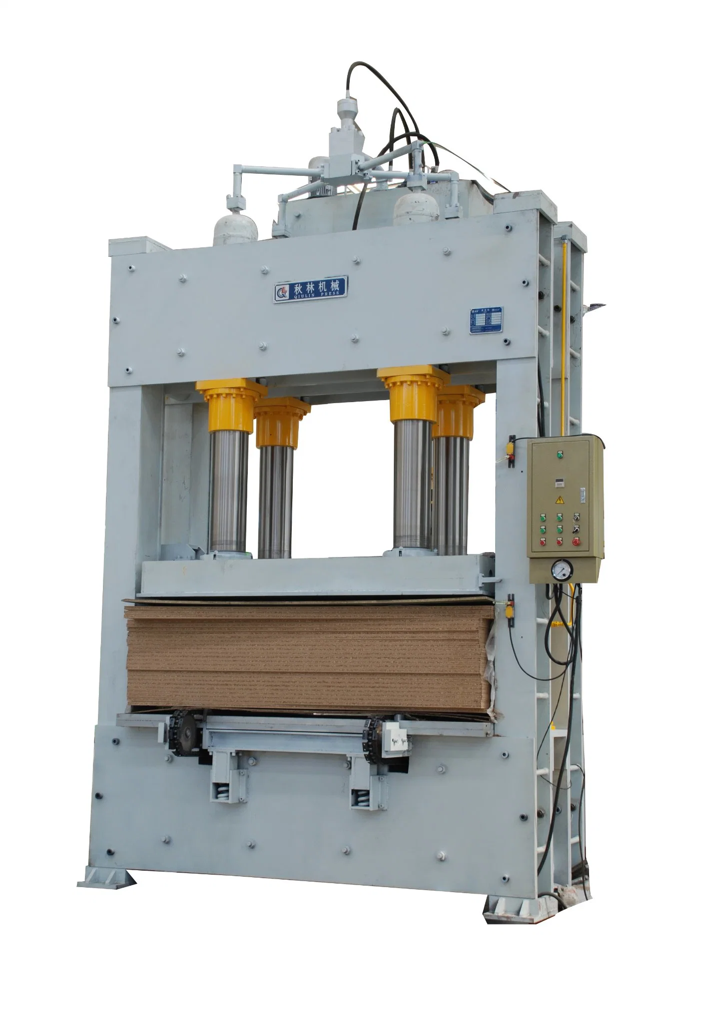 500t máquina de trabajo de madera de la prensa de preformación