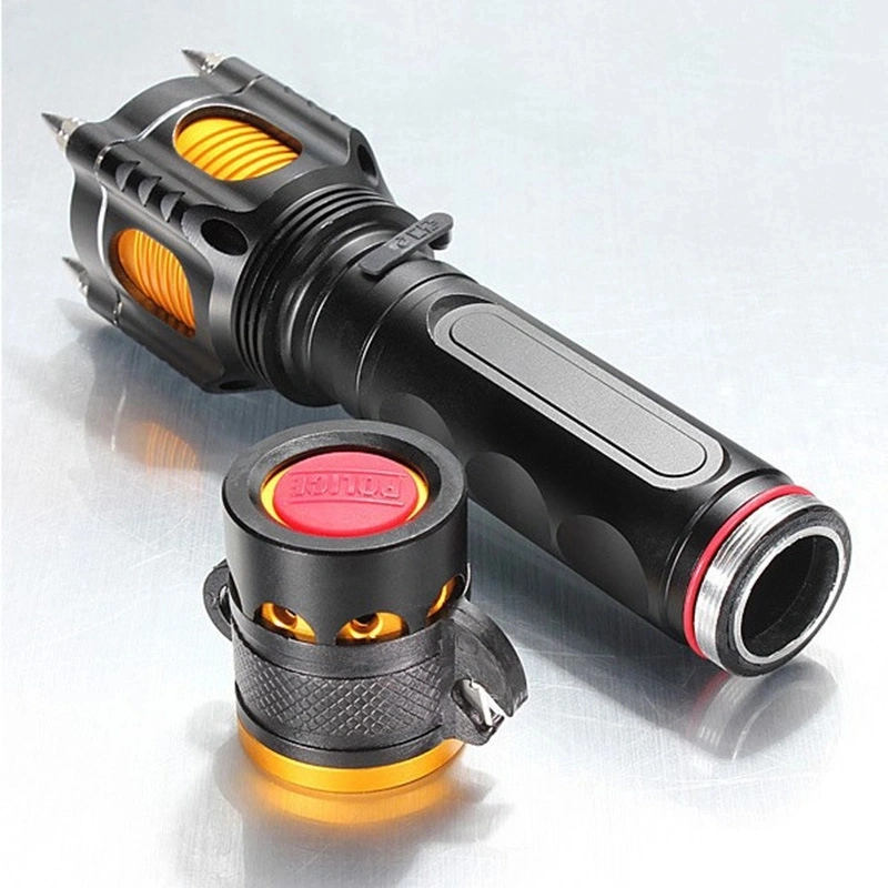 Aluminum LED Flashlight 5 Flash Modes Waterproof LED Torch Flashlight