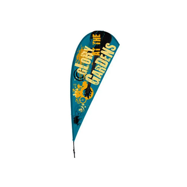 Wholesale/Supplier Customized Beach Feather Flag Banner Promotional Wind Flying Outdoor Decorative Advertising Beach Flag