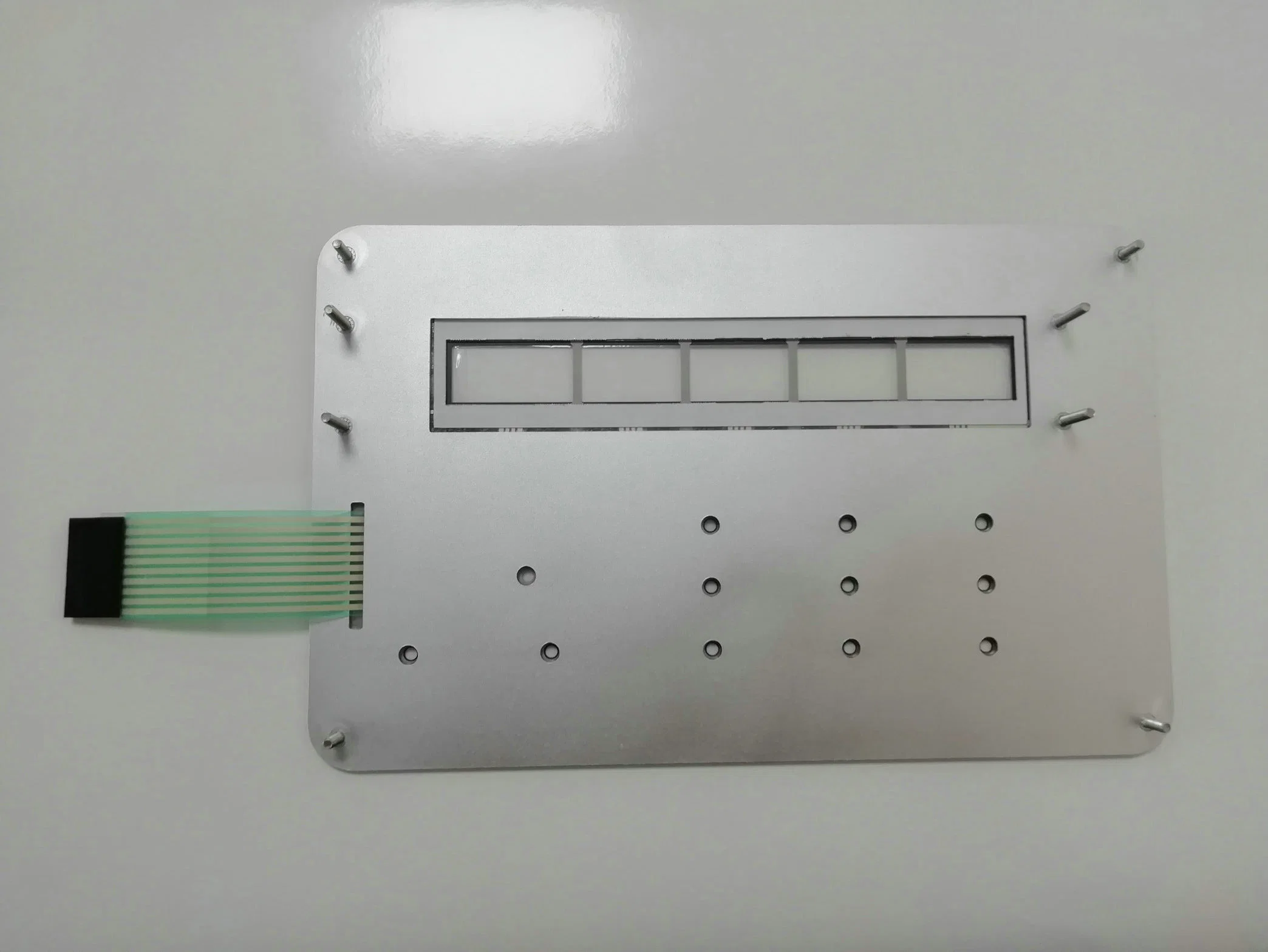 Gráfico personalizado sobrepor o Interruptor de Membrana Dighit Teclado de impressão com elásticos de metal tácteis Botão de Envio