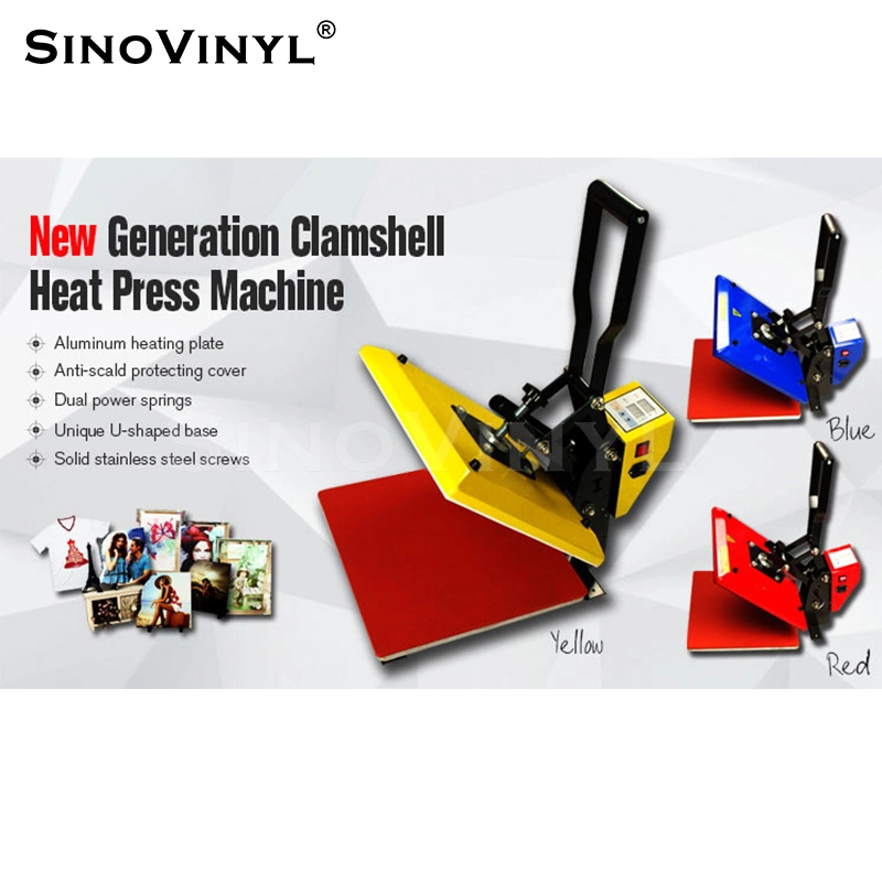 SINOVINYL High Quality Sublimation Heat Press Machine for Printing T-shirt