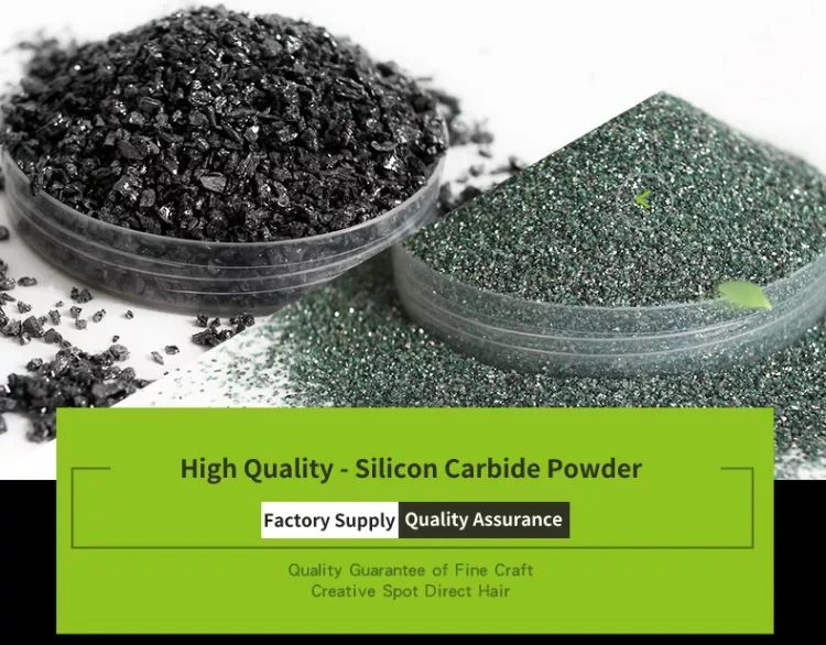 Abrasives Polishing Media Sandblasting Emery Green Silicon Carbide Powder