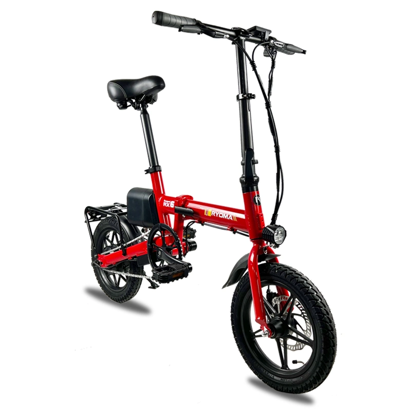 Adulto 250 W 36 V 5.2 a bateria de lítio pneu de 14 polegadas e Bicicleta elétrica alumínio Liga elétrica eBike dobrável