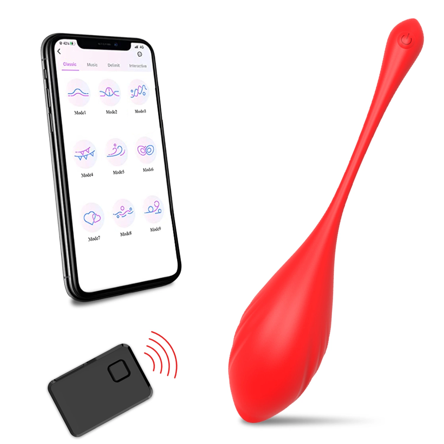 Nueva mujer aplicación de teléfono Control remoto Juguetes sexuales Vibración portátil Bragas vagina G Spot Amor huevo Vibrador