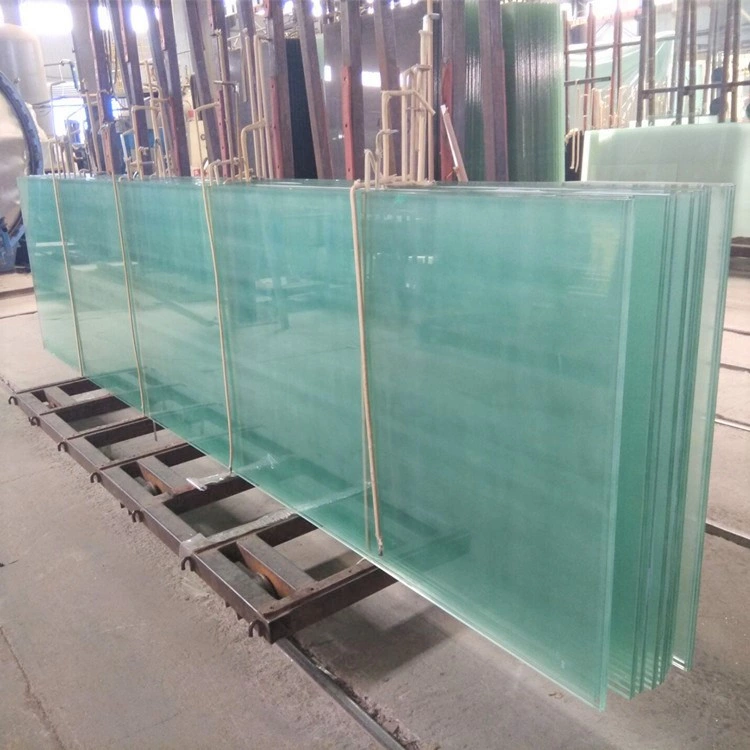 Clear Low Iron Tempered Safety Laminated Float Glass/Laminated Tempered Glass with PVB Sgp Film for Building/Furniture/Table Tops/Shower Door/Decoration