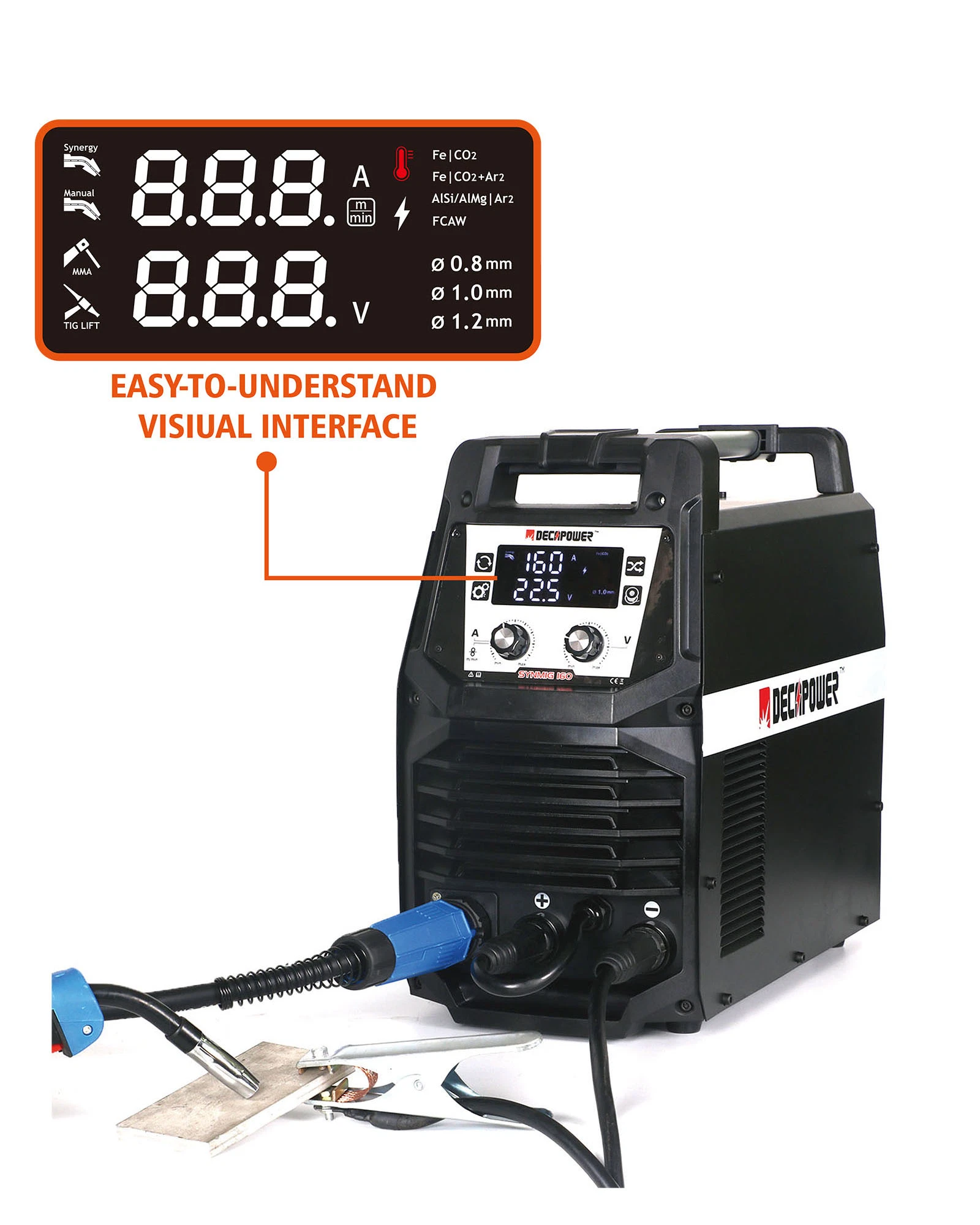 TIG Inverter MIG Welding Equipment for Gas-Gasless Multi Function MIG Welding