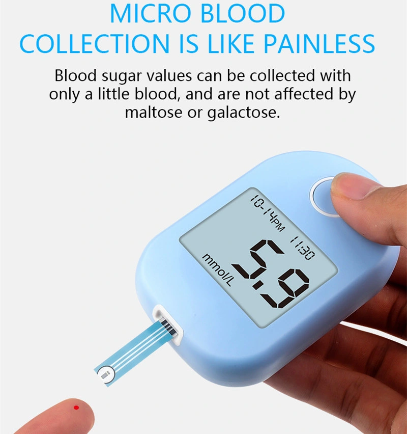 Factory Medical Smart Portable Blood Glucose Test Meter in Stock