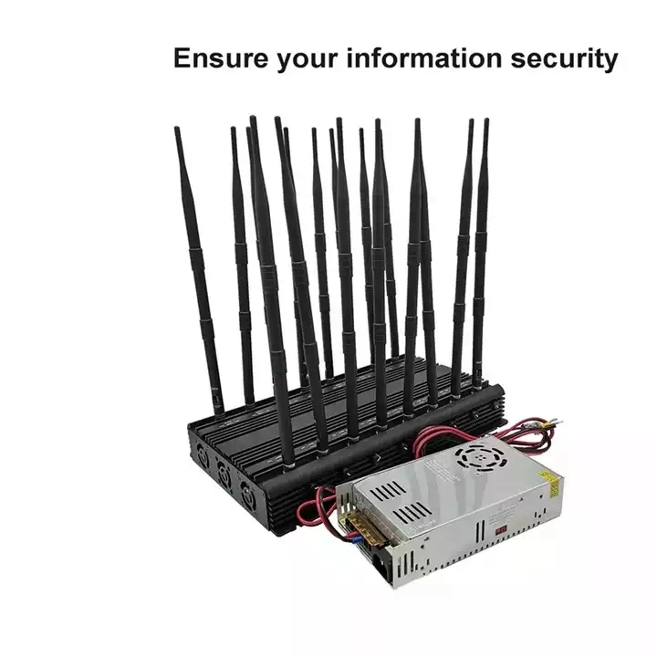 16 Antennas 2g 3G 4G 5g Cell Phone Signal Jammer Blocker Lojack WiFi GPS Jammer