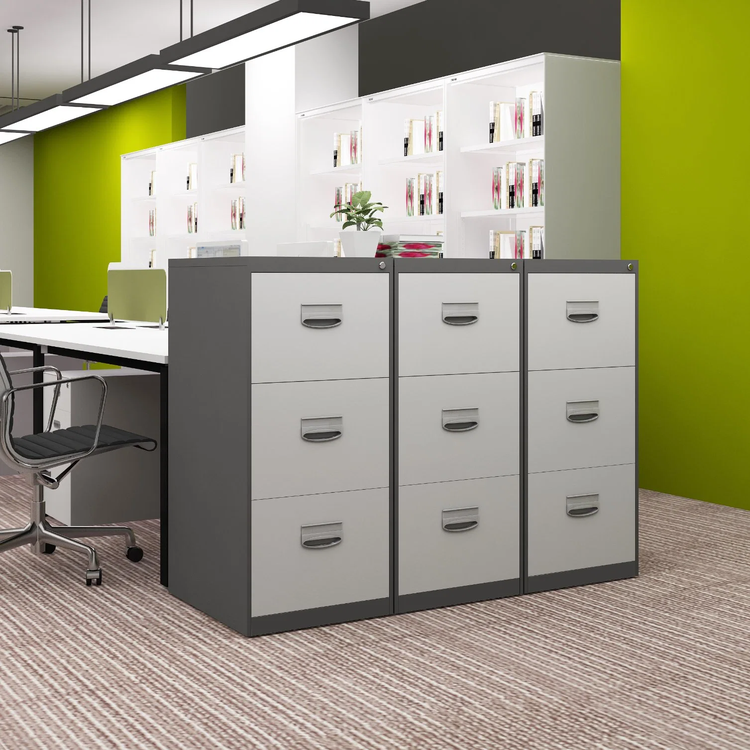 Commercial New Knock Down Steel Cabinet Furniture