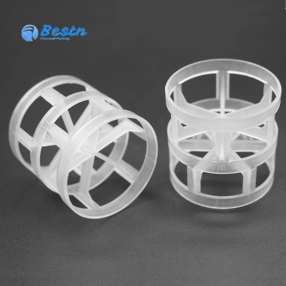 25mm 38mm 50mm PP PE PVDF Plastic Pall Ring Used for Tower Packing