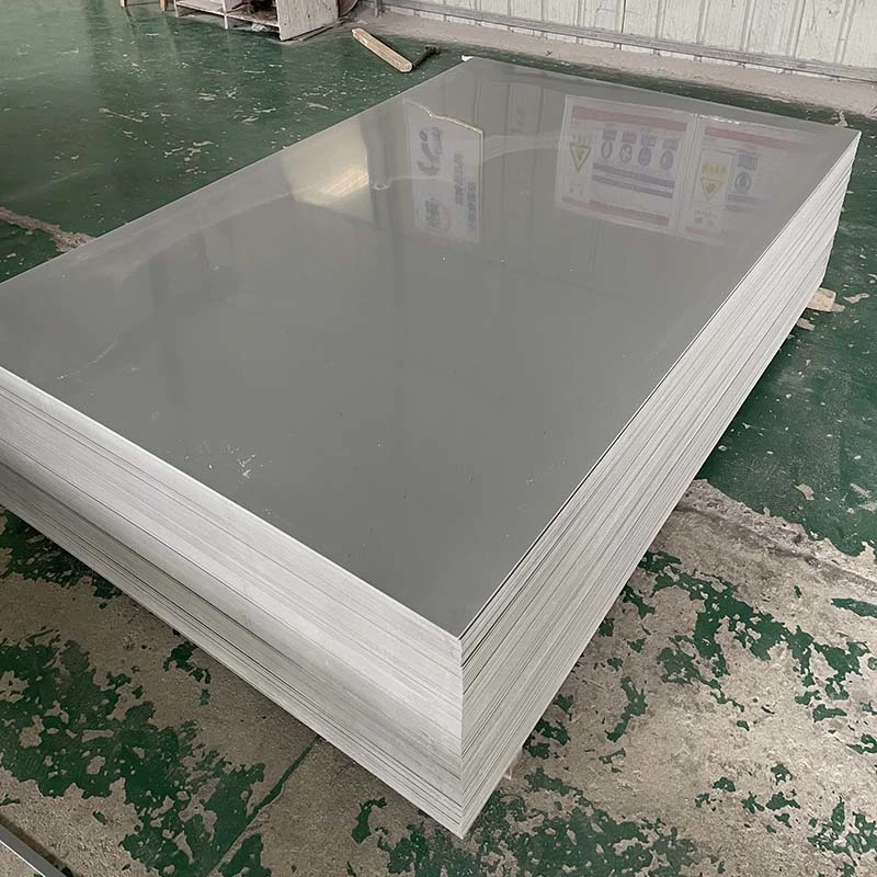 Glossy Surface Uniform in Thickness PVC Hard Sheet Gray PVC Rigid Sheet for Chemical Industry