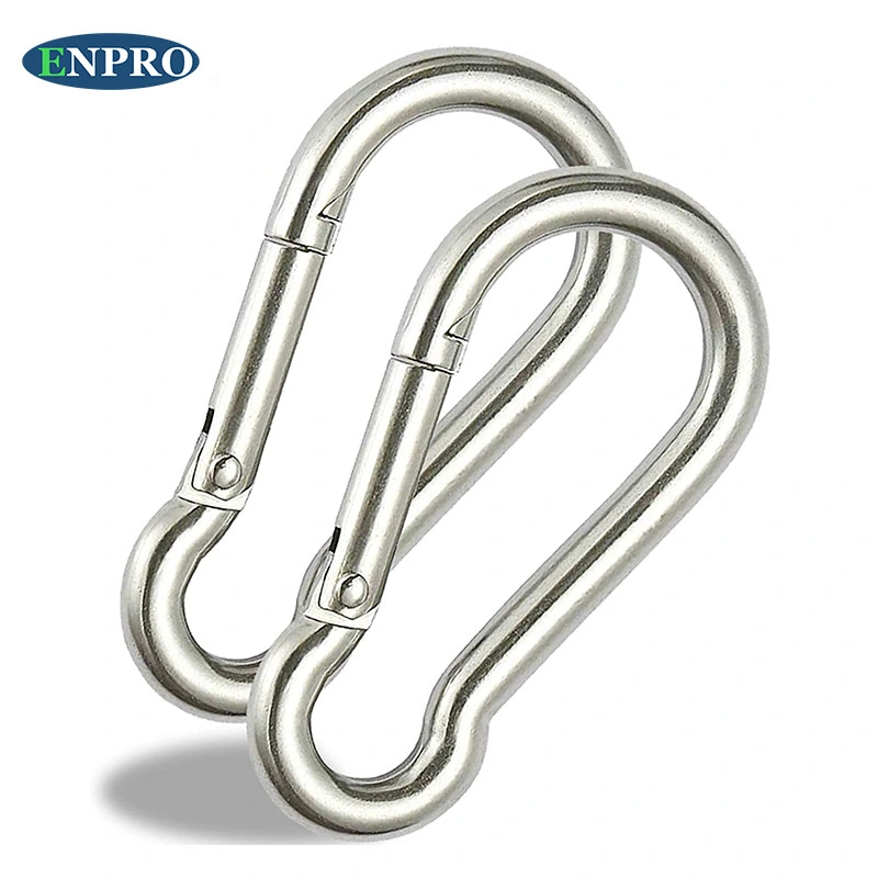 Enpro High quality/High cost performance Good Price Stainless Steel Spring Snap Carabiner Hook for Bag Metal Snap Hook