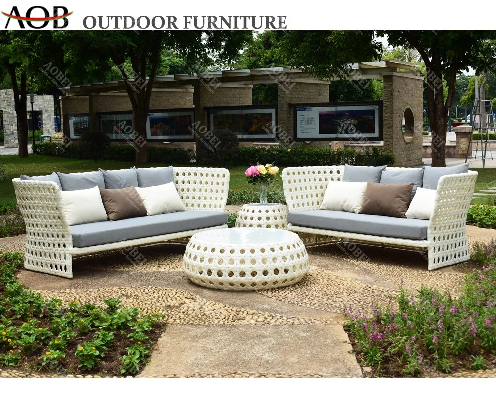 Outdoor Modern Garden Patio Home Hotel Rattan Wicker Leisure Sofa Set Furniture