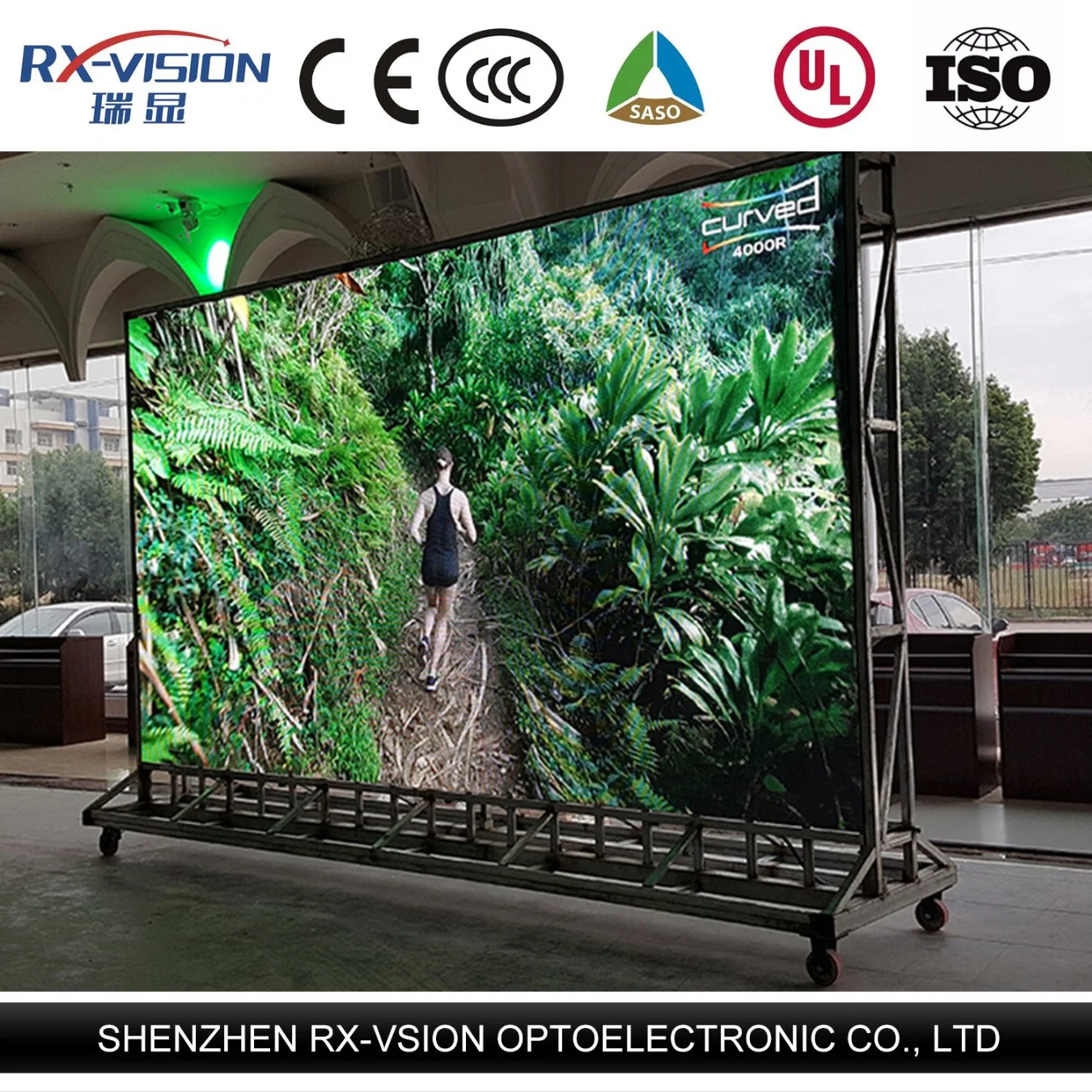 Haute résolution P3 3,9 mm de hauteur mur vidéo LED Prix P3.91 Affichage LED de location d'intérieur,