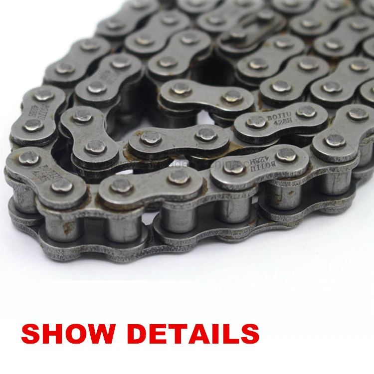 Cg125 428h Bush Chain Motorcycle Parts with Chain Wheels