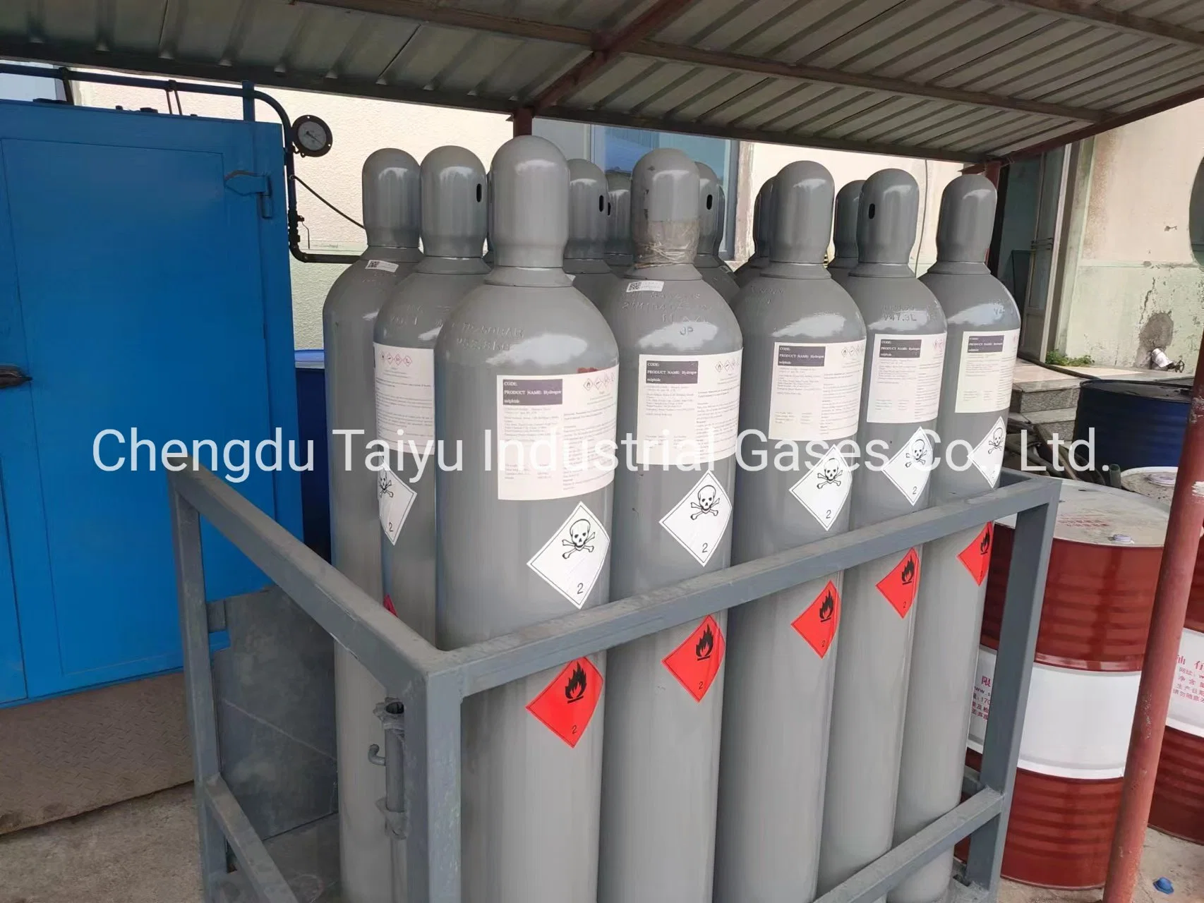 Original Factory Industrial Gas Best Price Un1053 Industrial Grade 98%/99.5% H2s Gas Anhydrous Hydrogen Sulfide