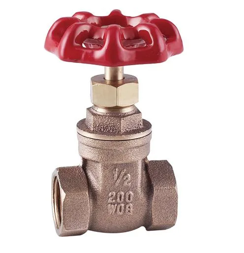 Brass Gate Valves with Cast Iron Wheel Handle