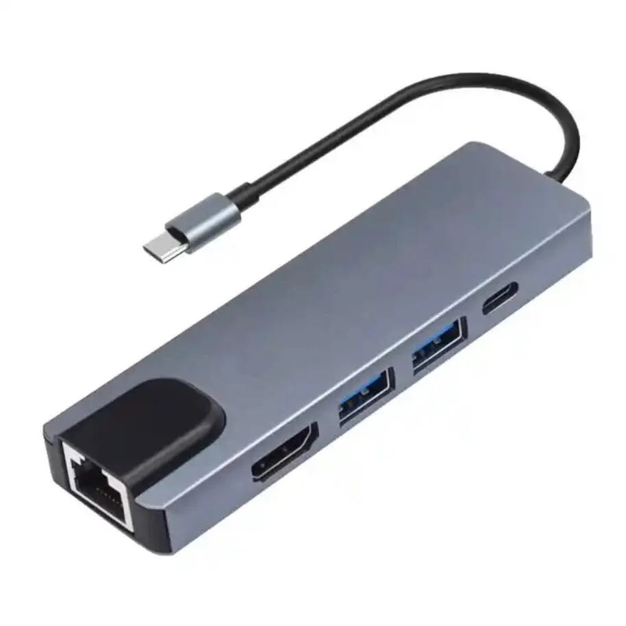 Premium 5 in 1 Typ C Adapter USB 3,2 Hubs