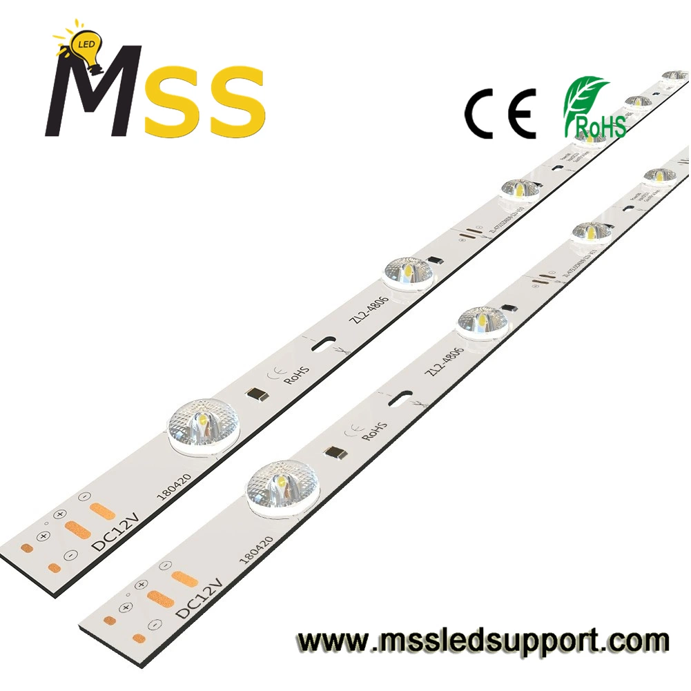 Caixa de luz de publicidade Backlight Strip à prova de água 10 W alumínio Super Slim Barra LED de 12 V de alta luminosidade e 24 V.