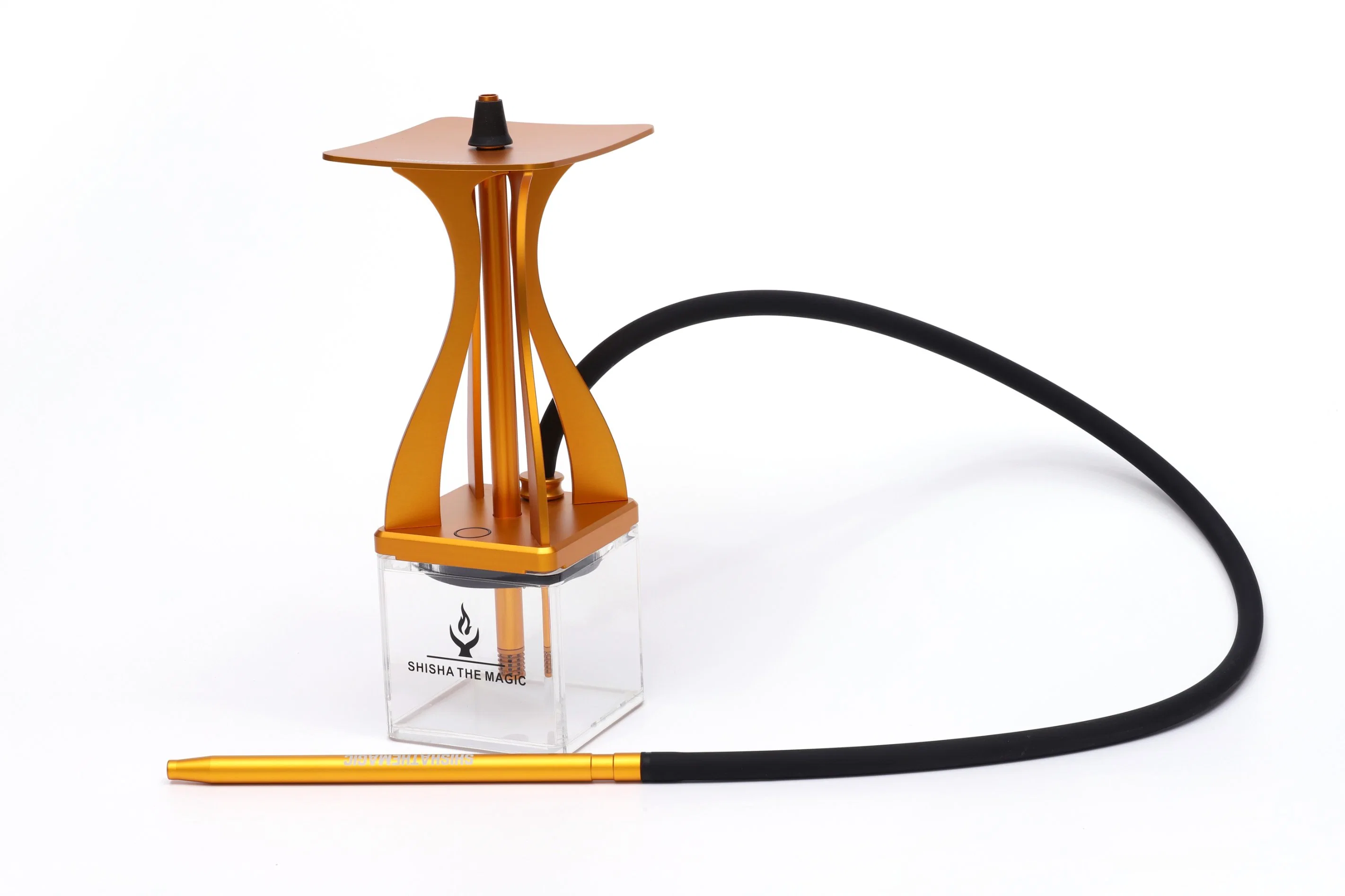 Medium Desk 1 Hose Pipe Custom Acrylic Shisha Hookah Set for Lounge