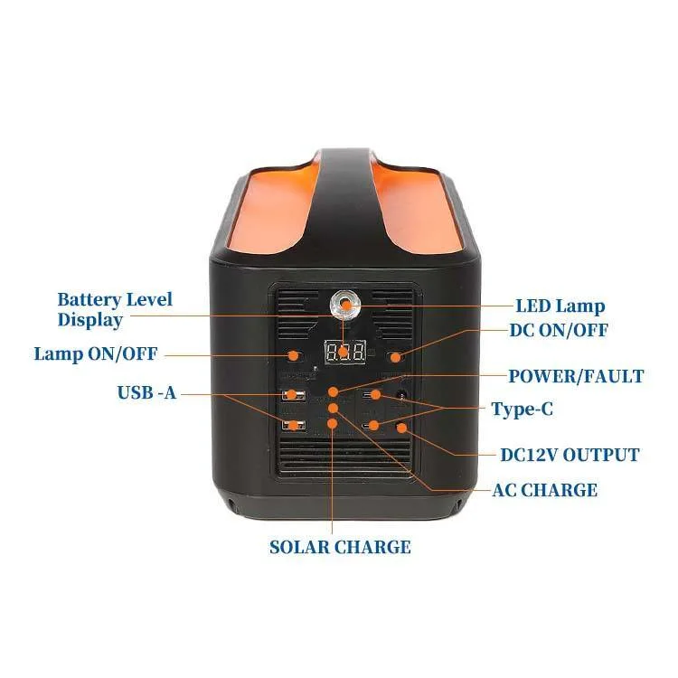 Jcn Rechargeable Power Station Solar Power Generator 300W 400W Portable Power Supply