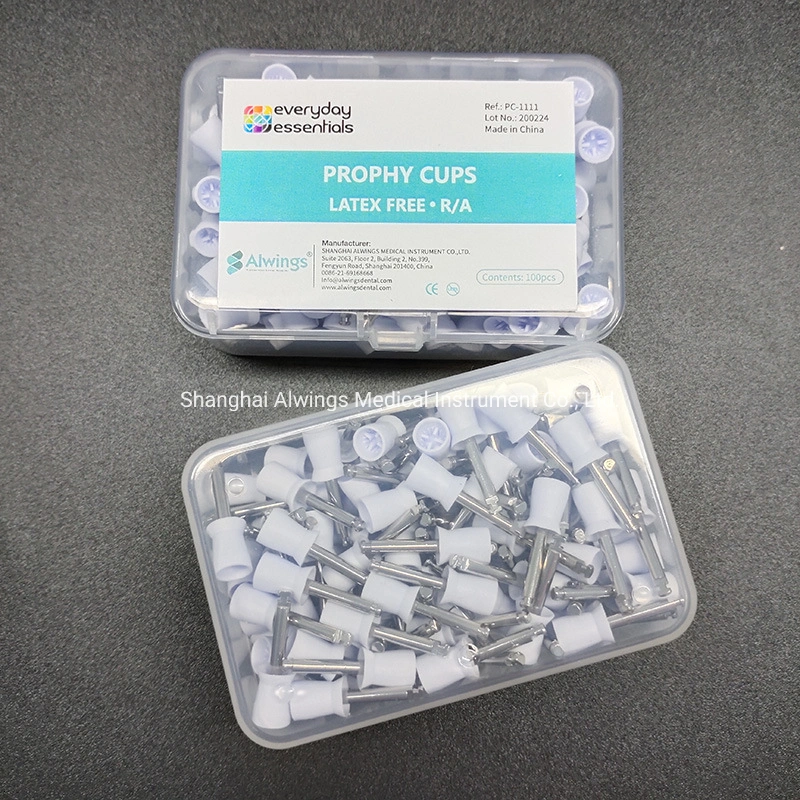 Latch Type White Dental Disposable Prophy Cup