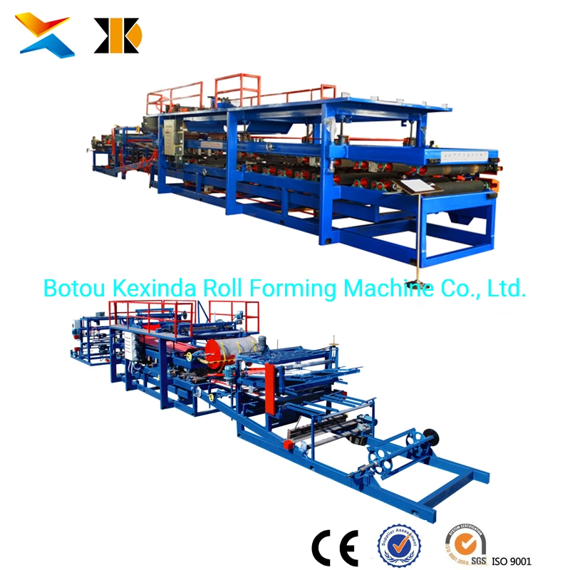 Construction Material Partition Wall Board Heat Insulation EPS Sandwich Panel Machine Production Line