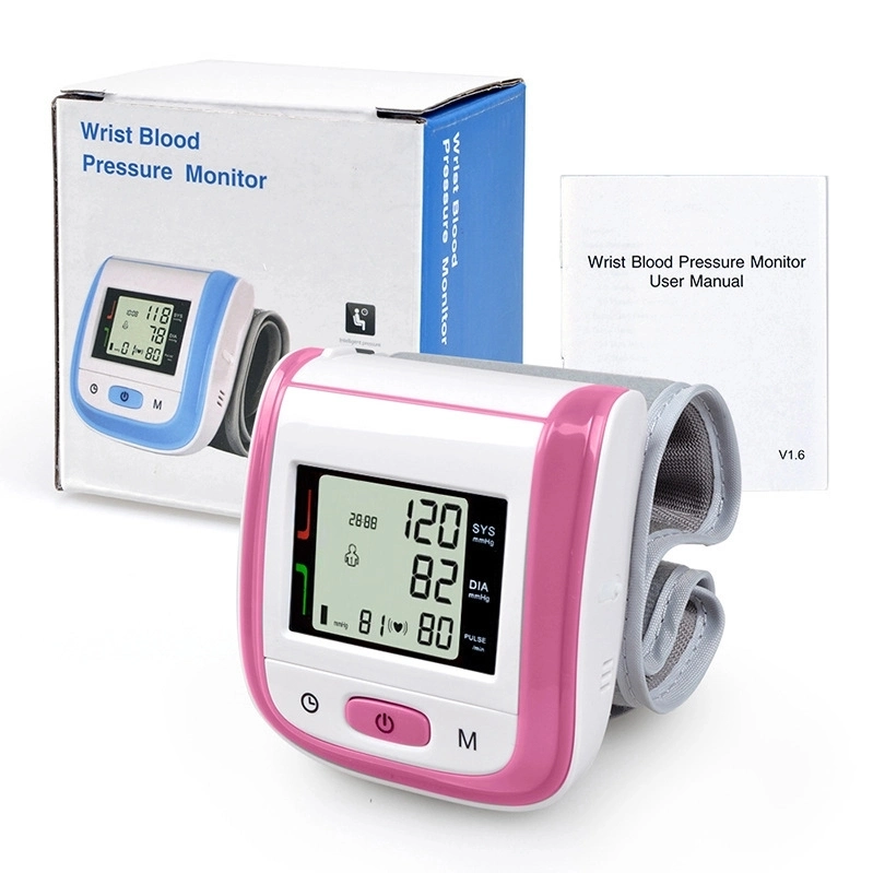 Medical Electronic Digital Arm/Wrist Blood Pressure Monitor Sphygmomano Blood Pressure Meter